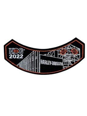 2022 Harley-Davidson HOG Factory Jacket Vest Patch NWT Collectible